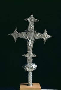 Croce processionale, marcata NOE M.Guenca, c.1575-1600